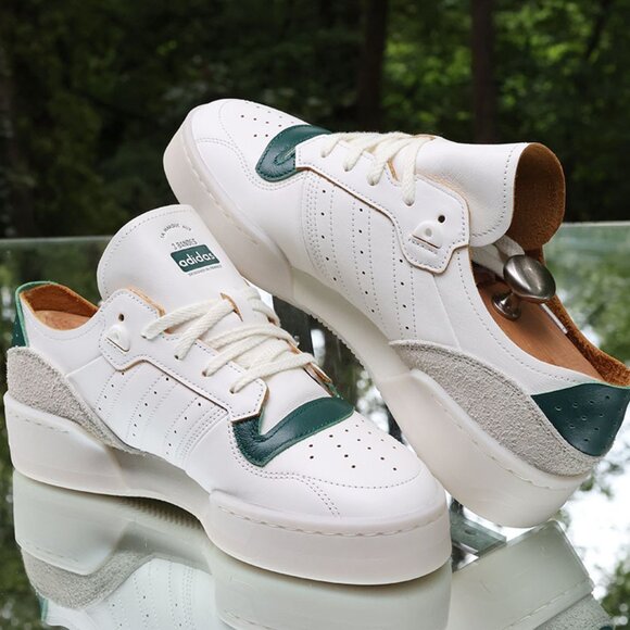 Adidas Rivalry Summer Low White Green Size 10 - Picture 8 of 13